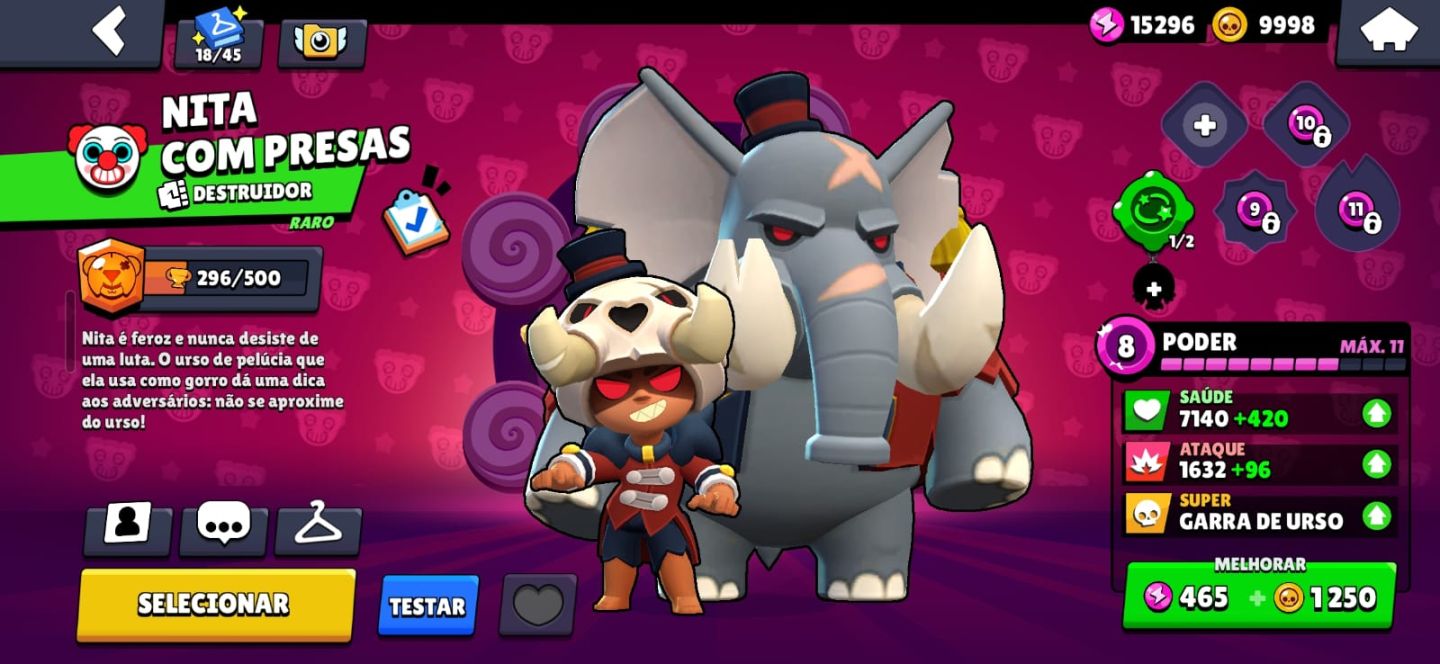 CONTA BRAWL STARS ANTIGA COM SKINS MUITOS RARAS