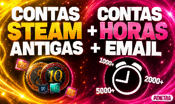 CONTAS CS2 ANTIGAS + CONTAS CS2 HORAS