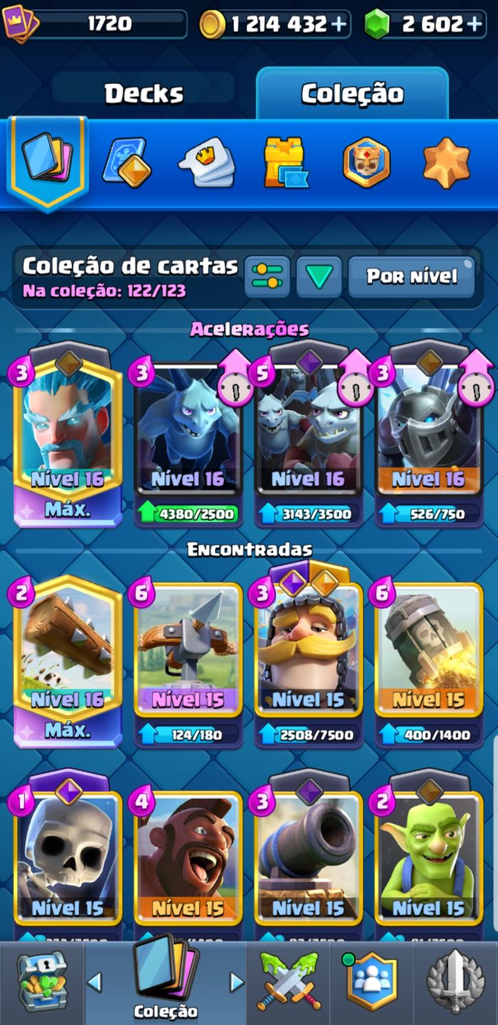 Conta P2W de Clash Royale 40% OFF