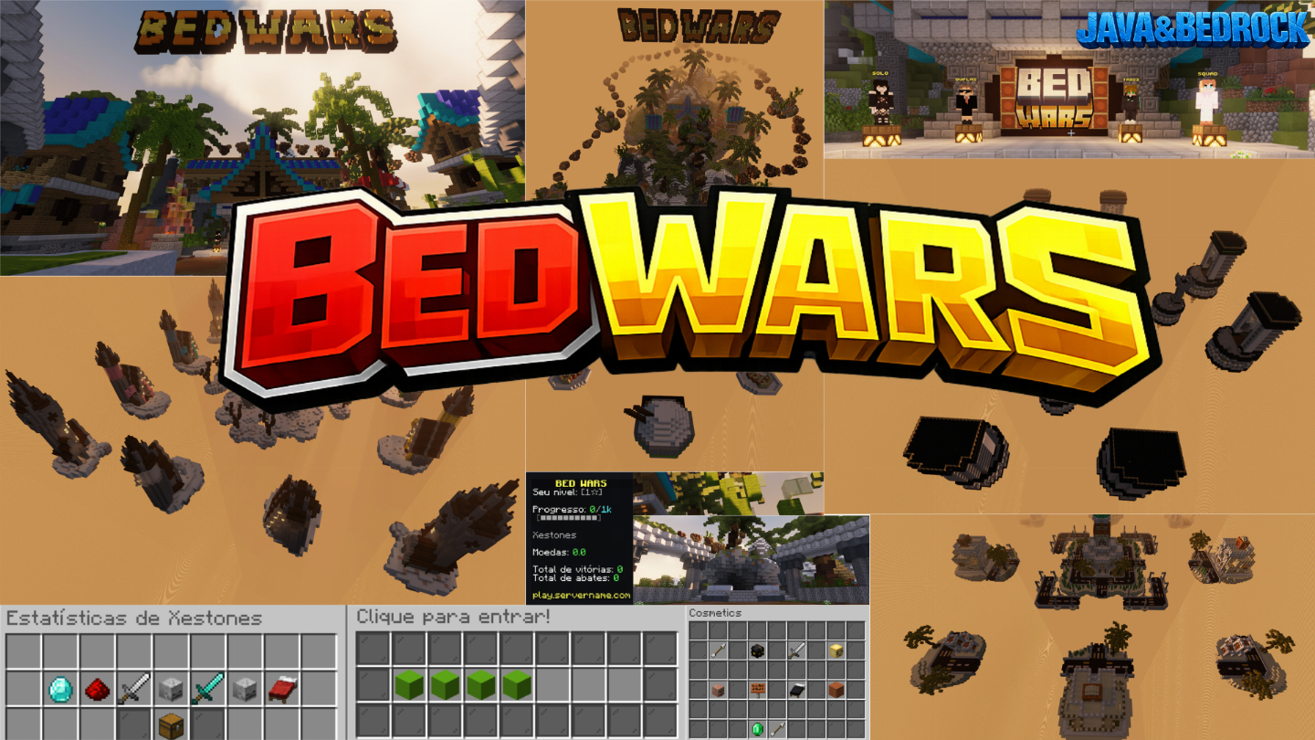 Minecraft Servers Prontos JAVA&BEDROCK
