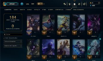 CONTA DE LOL NIVEL 52 TROCA DE TODOS OS DADOS