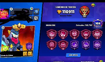 Conta FULL Brawr Stars FAMA ALIENÍGENA I