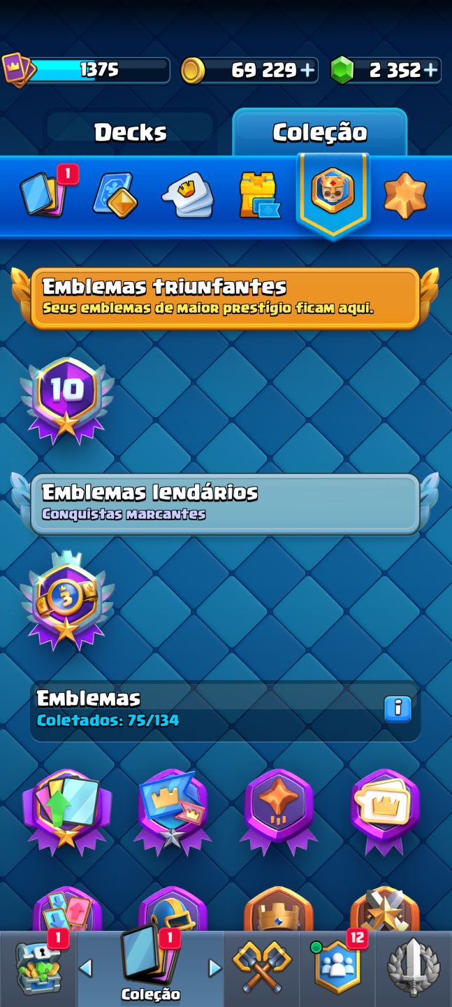 Conta Clash 10 anos 12500 criador