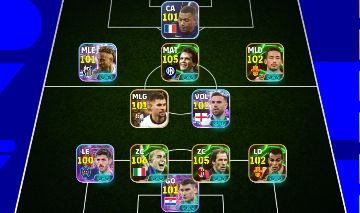 Conta efootball 3180 de força matthaus 105 canavarro 106 baresi 105
