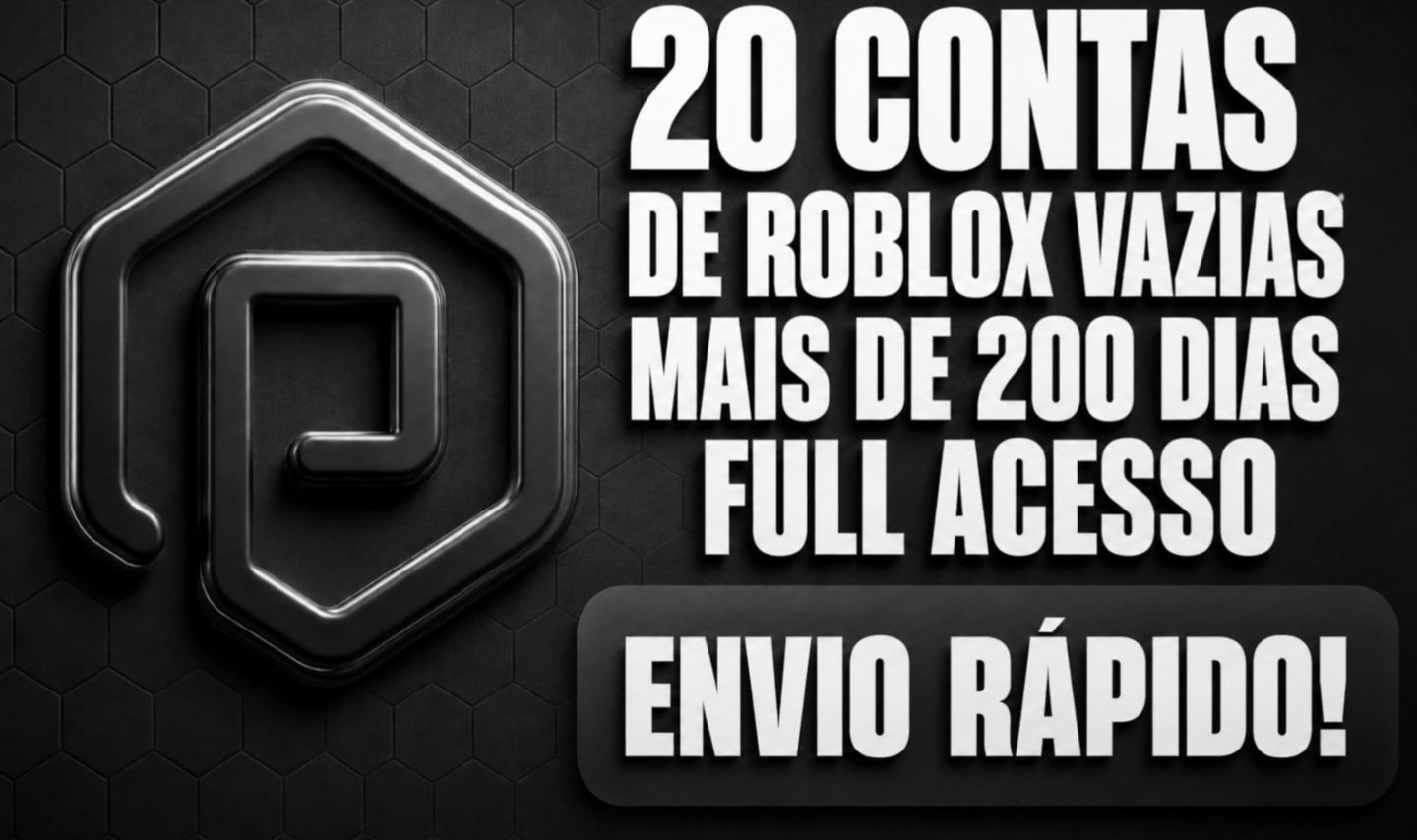 20 contas na Roblox com mais de 200 dias | sem e-mail | Full acesso