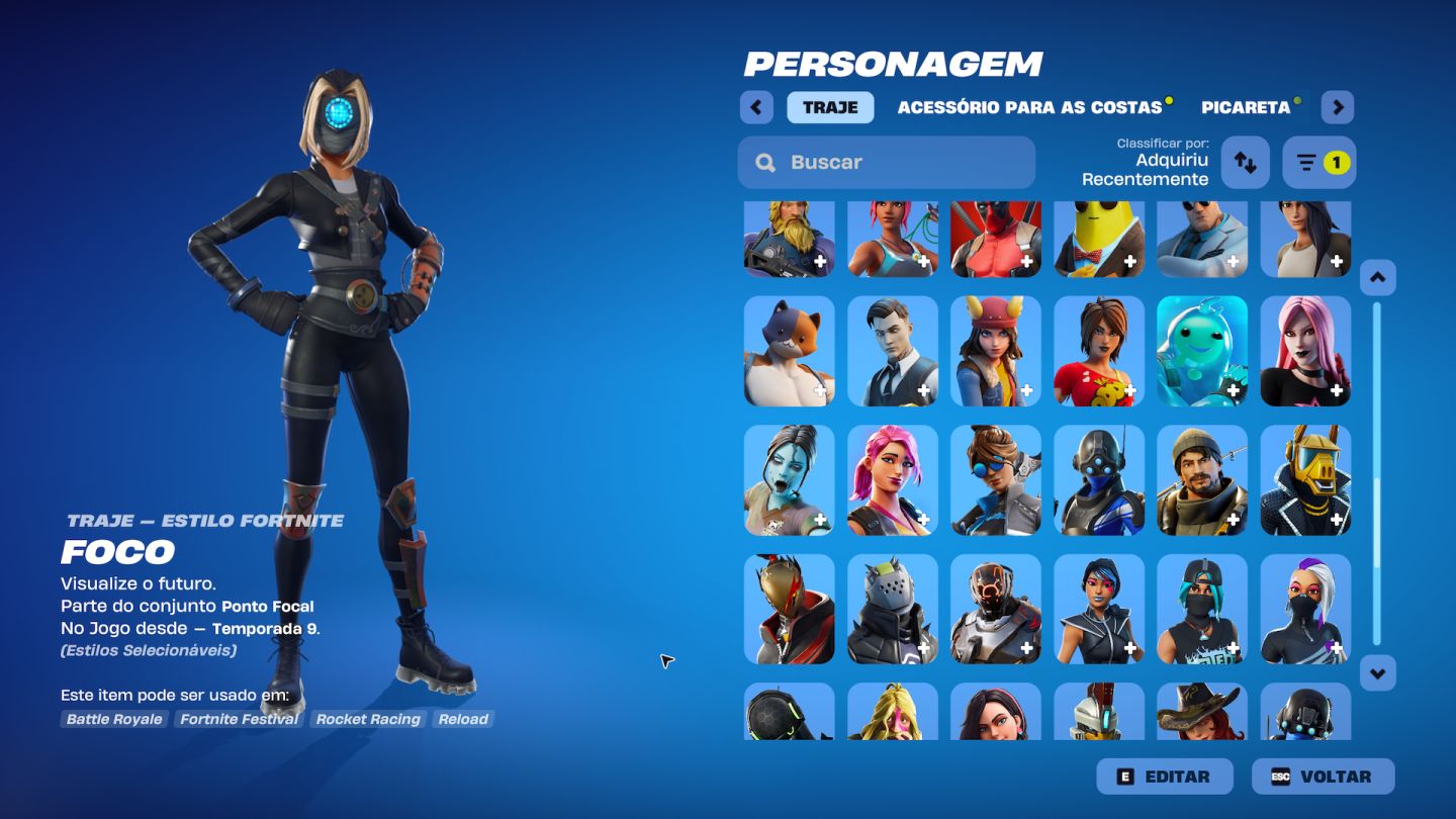 Conta Fortnite Cap 1.0 (Melhor da ggmax)