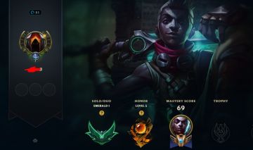 Conta lol Esmeralda 1