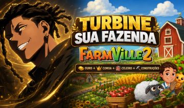 FARM VILLE 2 | UP RÁPIDO E SEGURO | OURO + COROA + CELEIRO + CONSTRUÇÕES