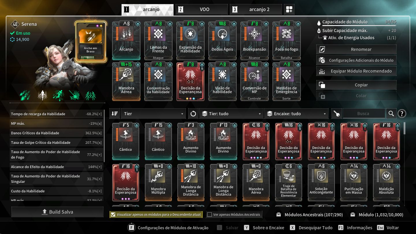 CONTA ENDGAME THE FIRST DESCENDANT | RANK 28 - 13 DESCENDANT FULL BUILD