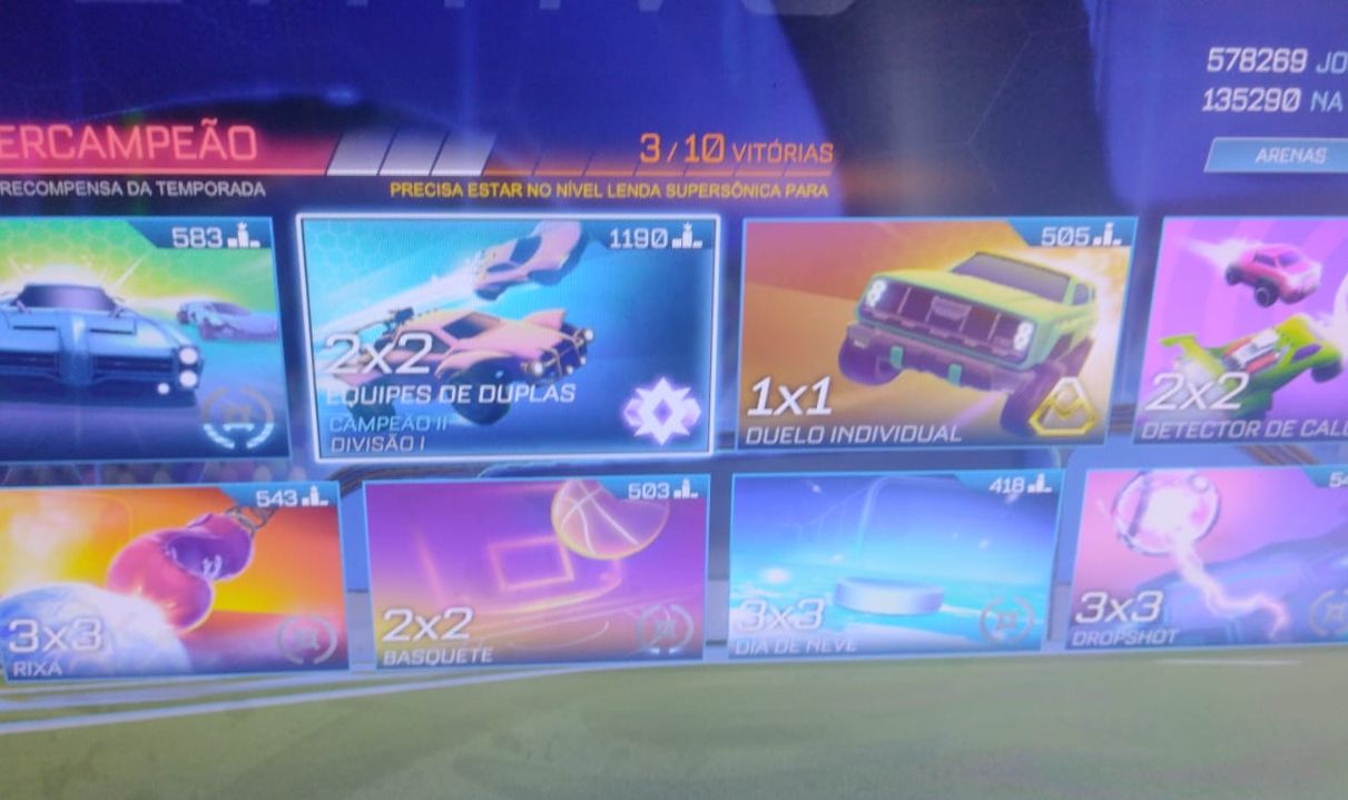CONTA ROCKET LEAGUE GC REWARD E VARIAS TAGS