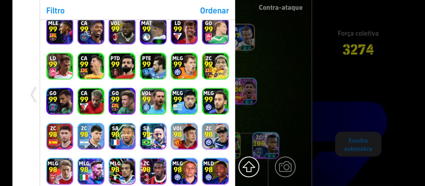 CONTA DE EFOOTBALL COM BALE, NOVO GULLIT, HAZARD BIGTIME