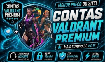 Contas Valorant (Low/Medium/High Elo Level 20+)