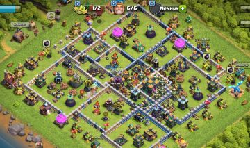 CONTA CLASH OF CLANS À VENDA Th14 quase full