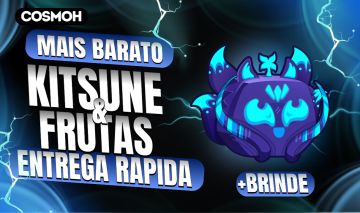 MAIS BARATO/ KITSUNE & FRUTAS / BLOX FRUITS