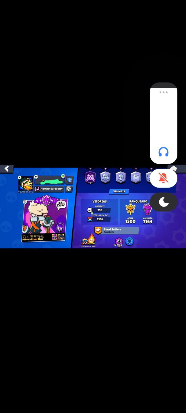 Brawl stars CONTA 9/10, +5 passe comprados, skin edgar rara