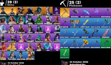 Contas de fortnite raras, com mts skim tryard. ACEITO OFERTAS