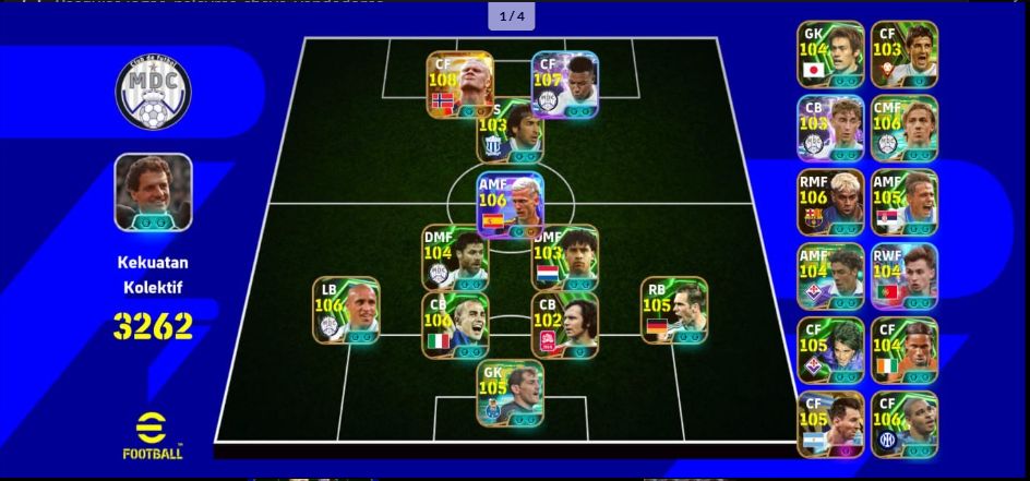 CONTA eFootball - 3262 OVER