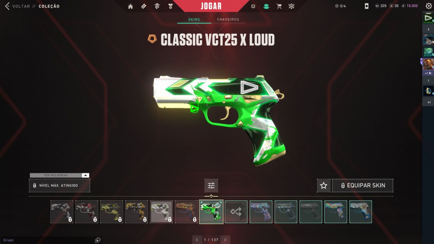 Conta valorant com 2.5k gastos