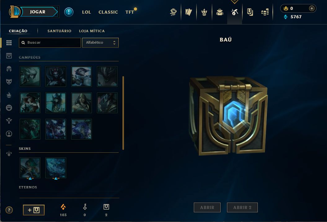 Conta lol gold 2 mmr bom