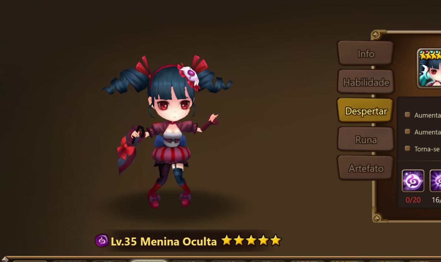CONTA COM NICKI LD5 + 200+ SUMMONS + START PERFEITO