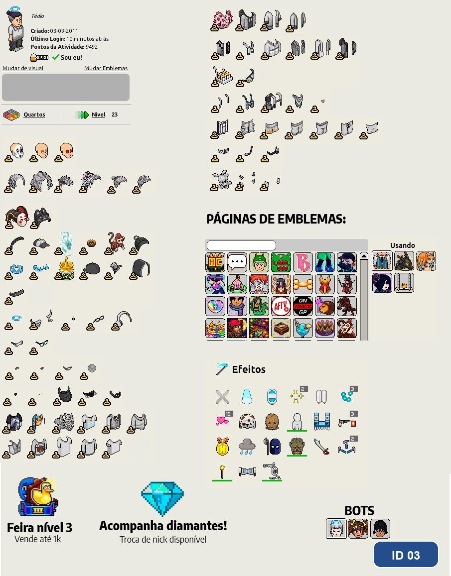 Contas Antigas com ano entre 2006-2025 (Nick aleatório, é possível mudar)