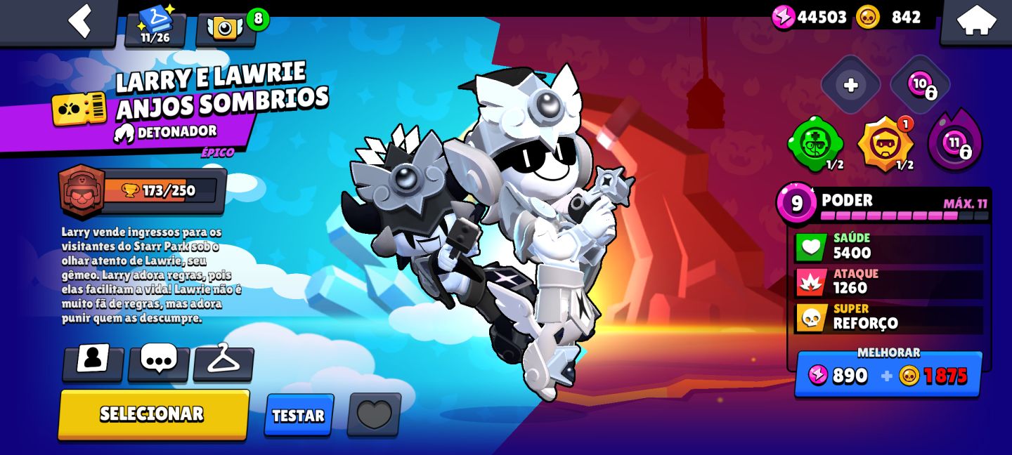 CONTA DE BRAWL STARS 38.300+ TROFÉUS 101 BRAWLERS SKINS EXCLUSIVAS