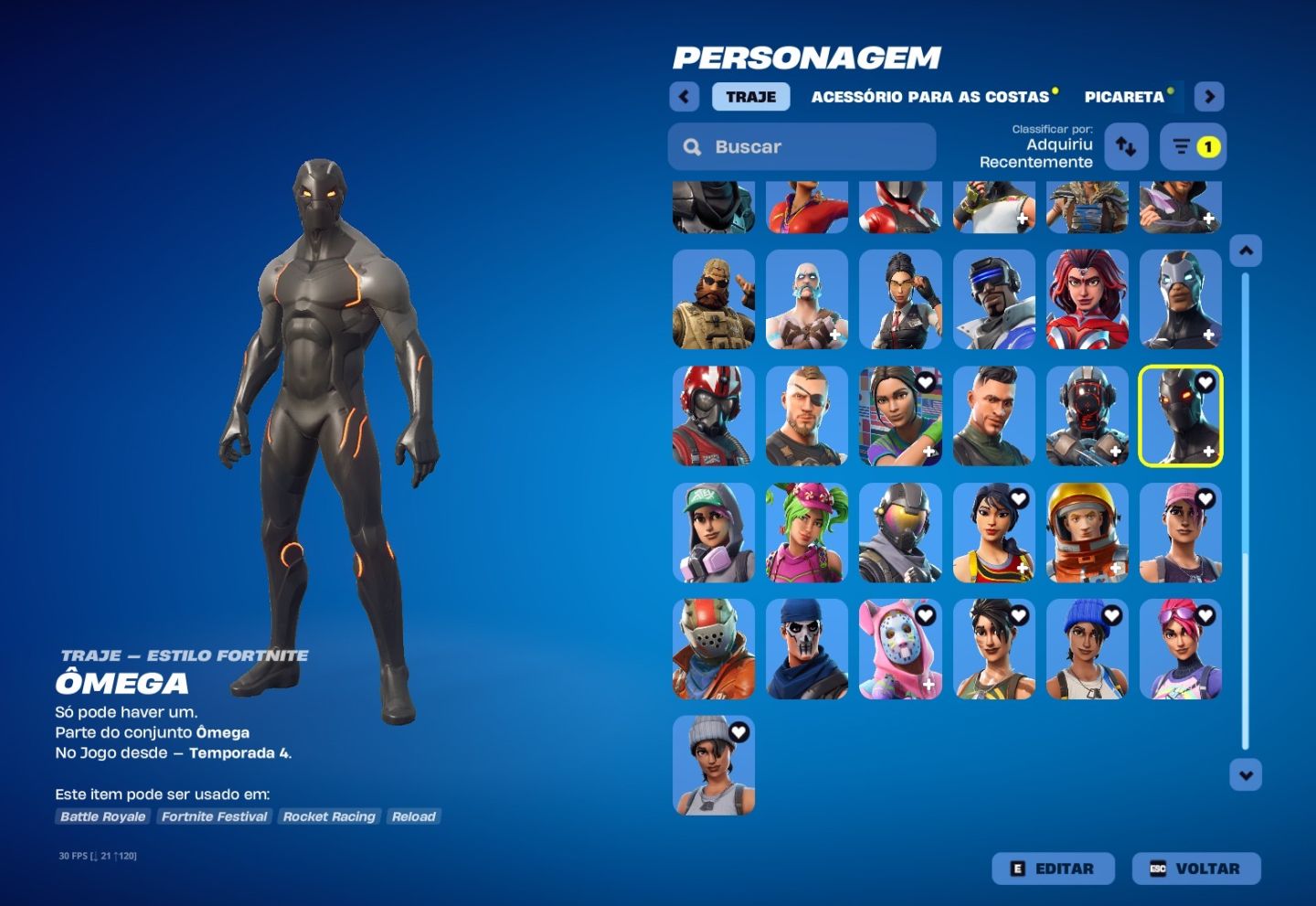 Conta Season 3 e 4 com Agente Corrupto e skin secreta muito rara!!!