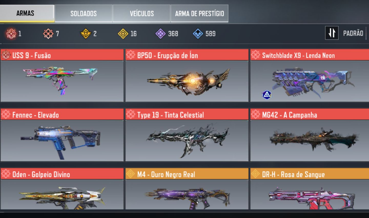 Conta cod mobile muito boa