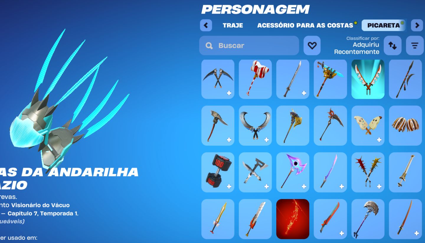 CONTA DE FORTNITE COM MUITAS SKINS