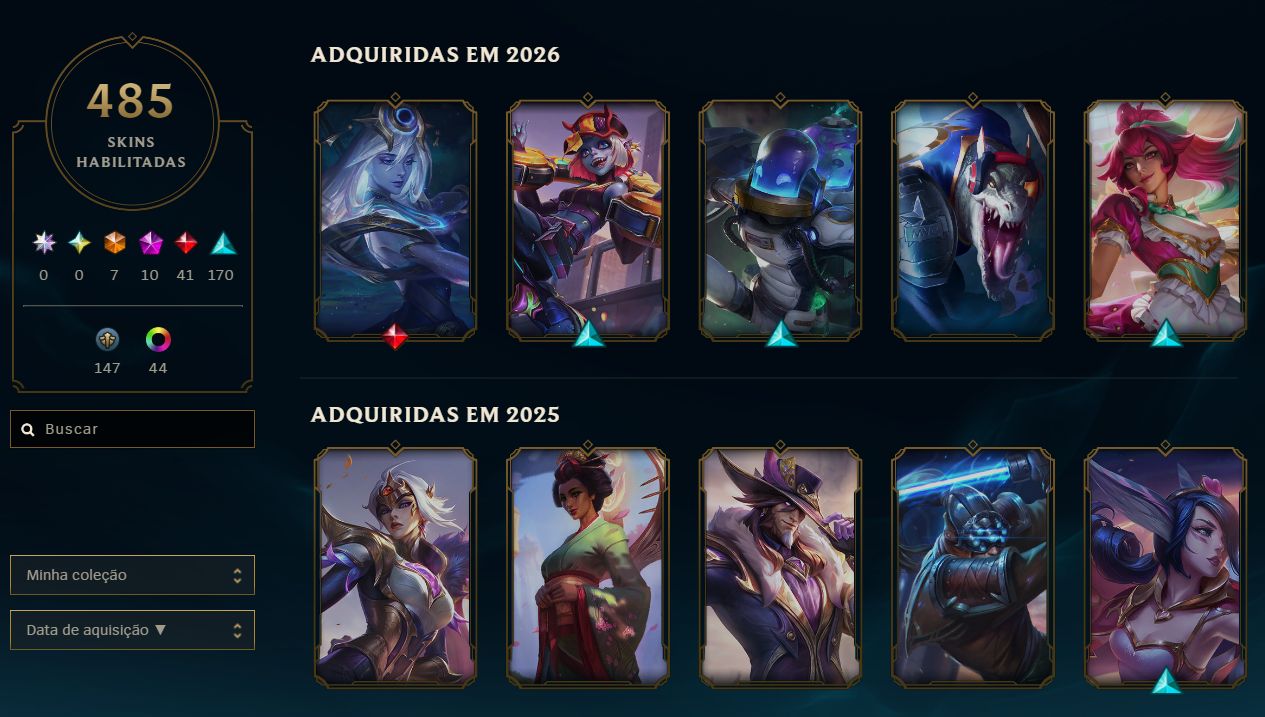 CONTA LOL - PLATINA 4 FLEX - SOLO UNRANKED