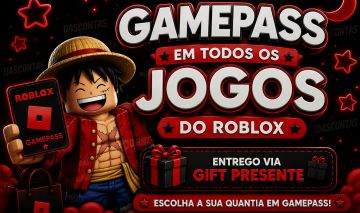 QUALQUER GAMEPASS DO ROBLOX!! BARATO E RAPIDO !!