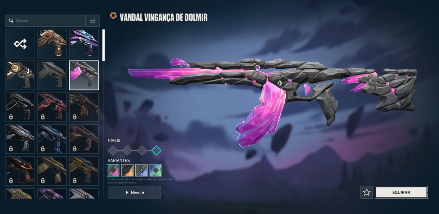 Conta Valorant +800 reais gastos, já foi diamante 1