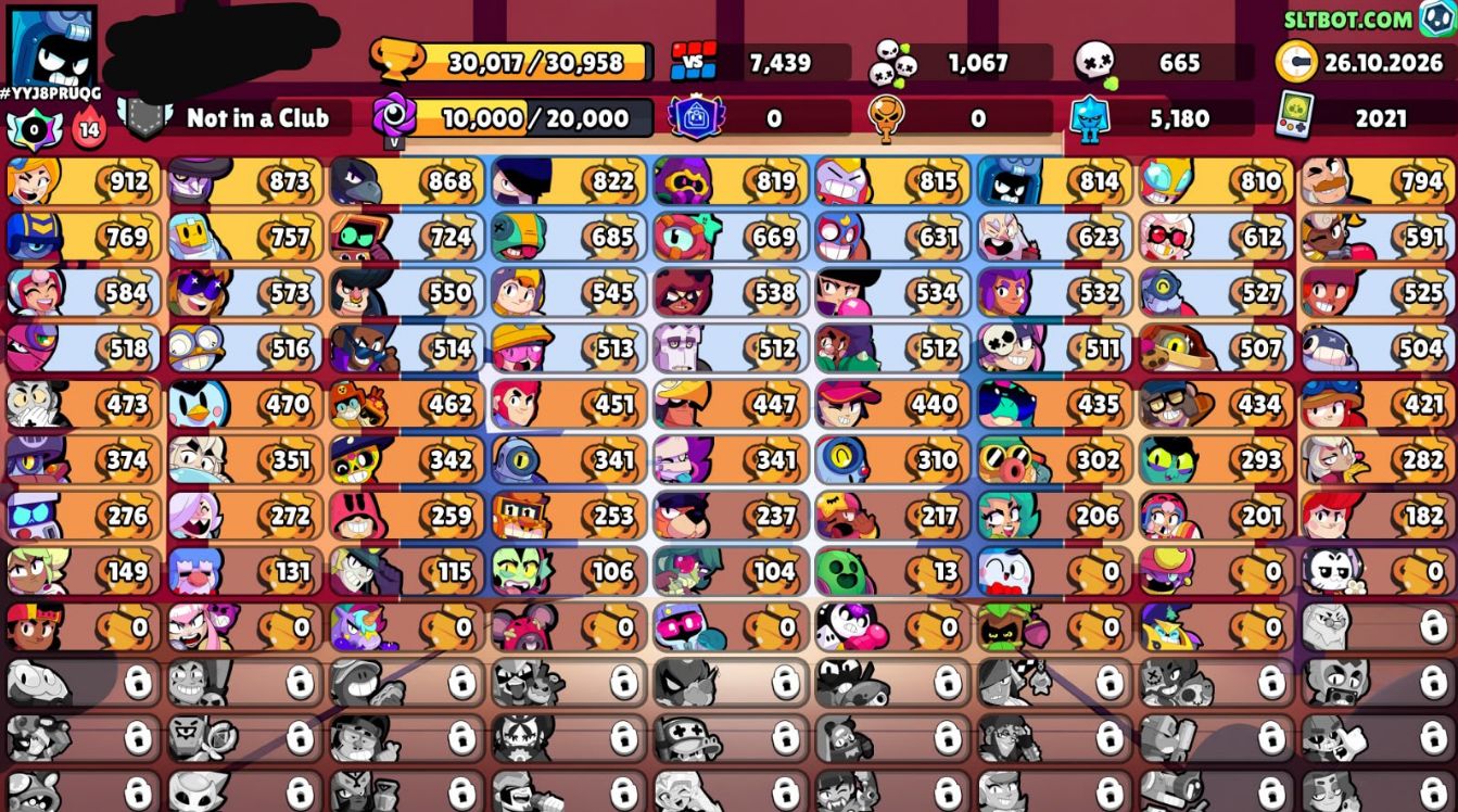 CONTA BRAWL STARS | 30K TROFÉUS | 22 HIPERCARGAS | 16 TÍTULOS | 23K PONTOS, FA!