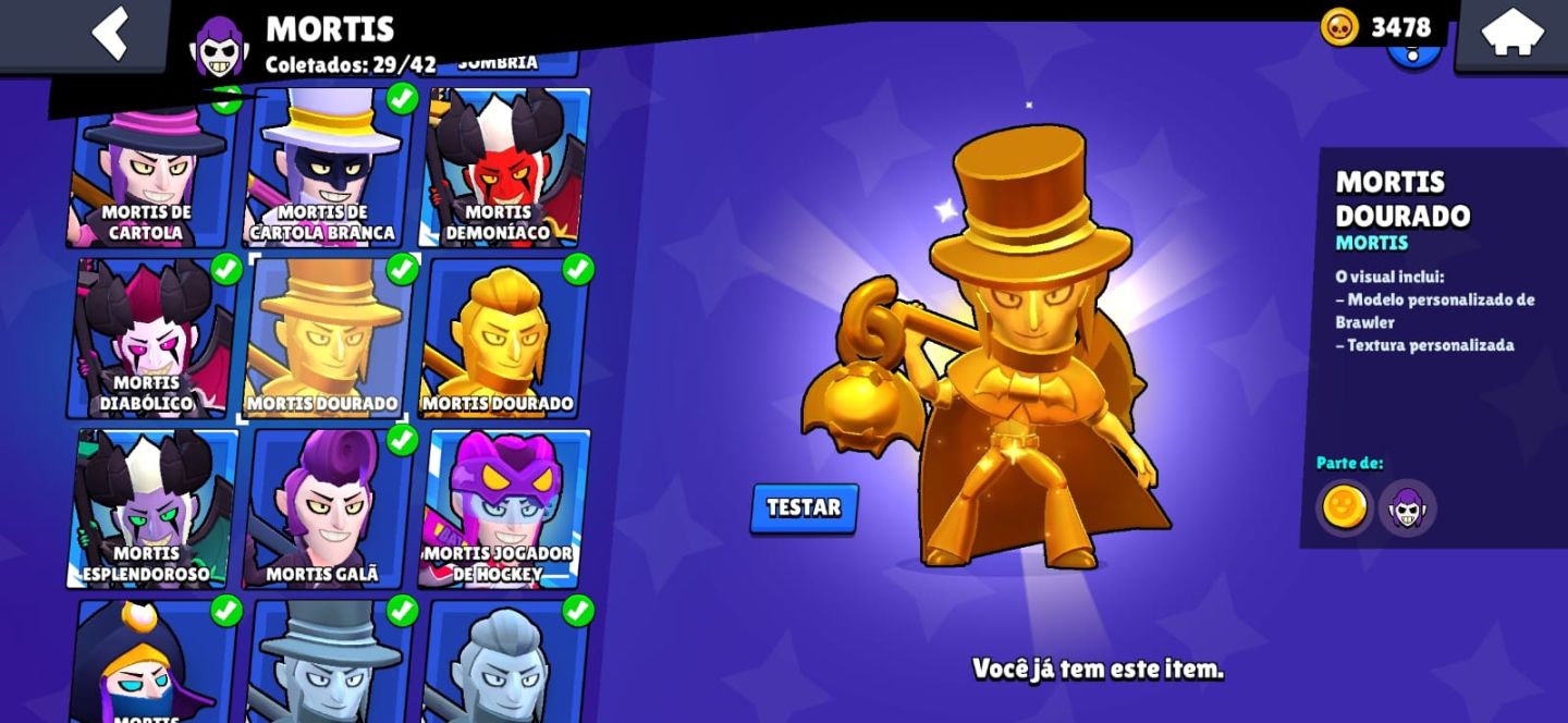 Conta Brawl Stars 85K de Troféus - Brawl Passe ativo!