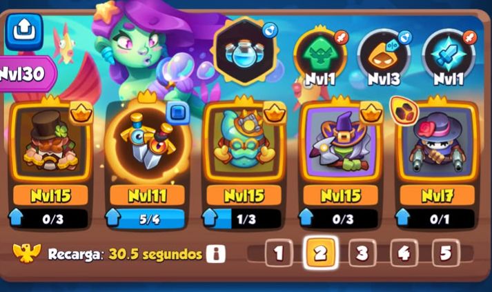Conta com 1957% critico varias cartas top e herois up