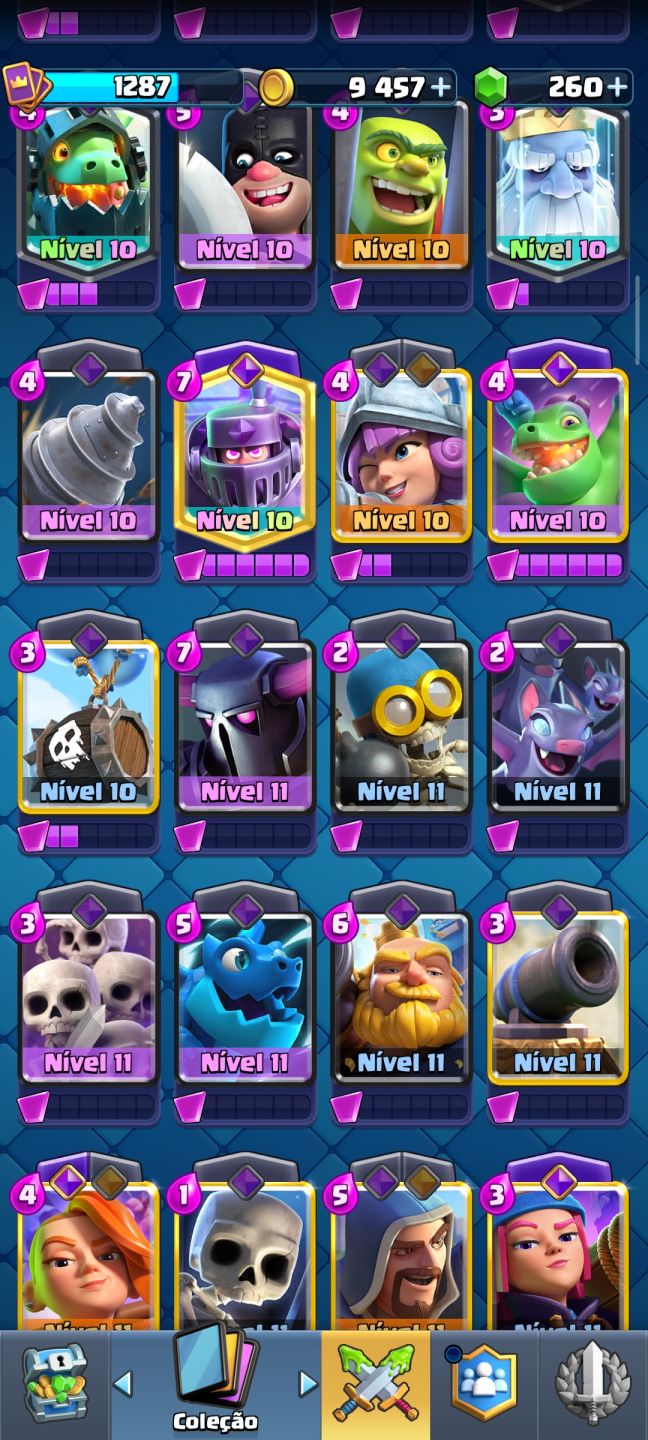 Conta extremamente gemada no Clash Royale! Apelona, prontinha para upar!