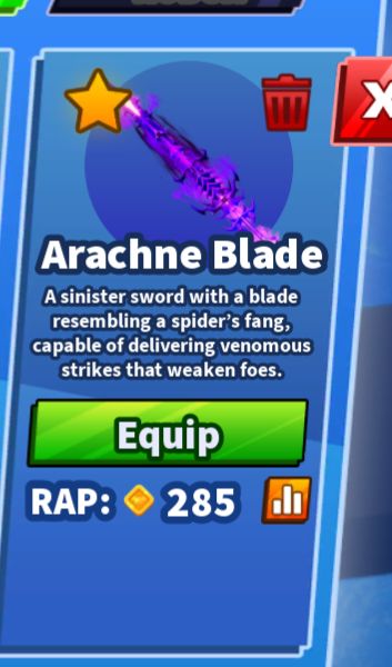 Blade ball inventário