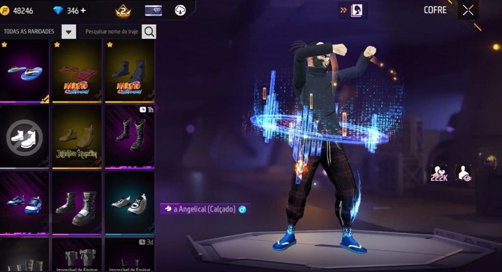 CONTA FREE FIRE LVL30 MESTRE 5 BR|MEGUMI |JIRAYA|KAKASHI |346 DIMAS E TROCA NICK