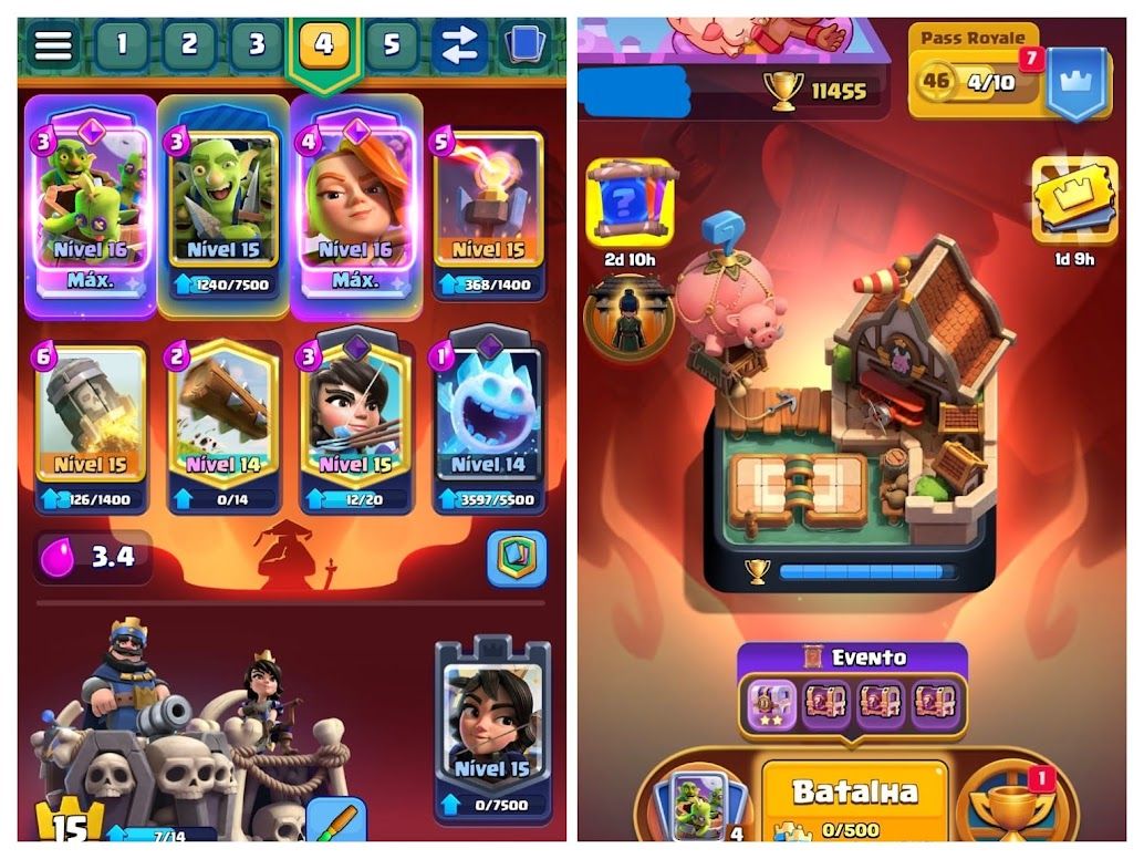 CONTA DE BRAWL STARS ANTIGA 105K DE TROFEUS JUNTO COM CLASH ROYALE 11K+ TROFEU