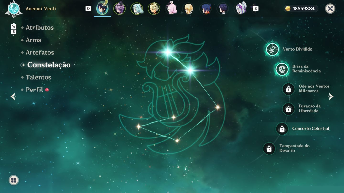 Venti C2R1 + Durin C2R1 + Lança de Jade e Espada Celestial