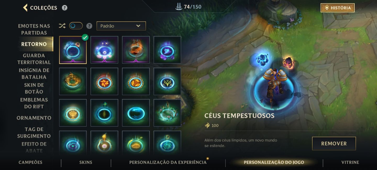 Conta main ADC com mais de 11k em skins