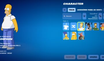 Conta fortnite Simpsons 7 skins
