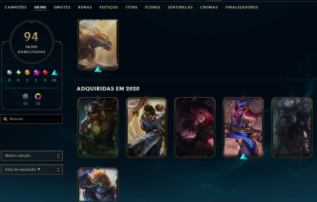 [Entrega Automática] Lol Prata, 94 Skins, Skins Ultimate, Mítica e Lendárias