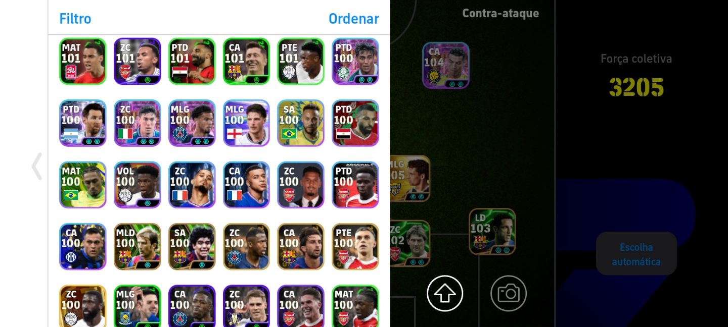 Conta eFootball Cr7 Prime+Baggio Craque+Companhia!!!