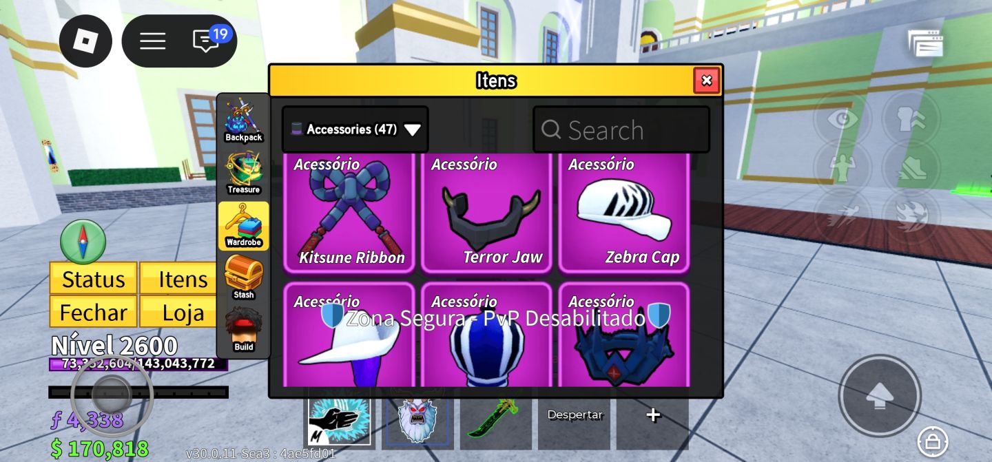 Conta blox fruits Gemada