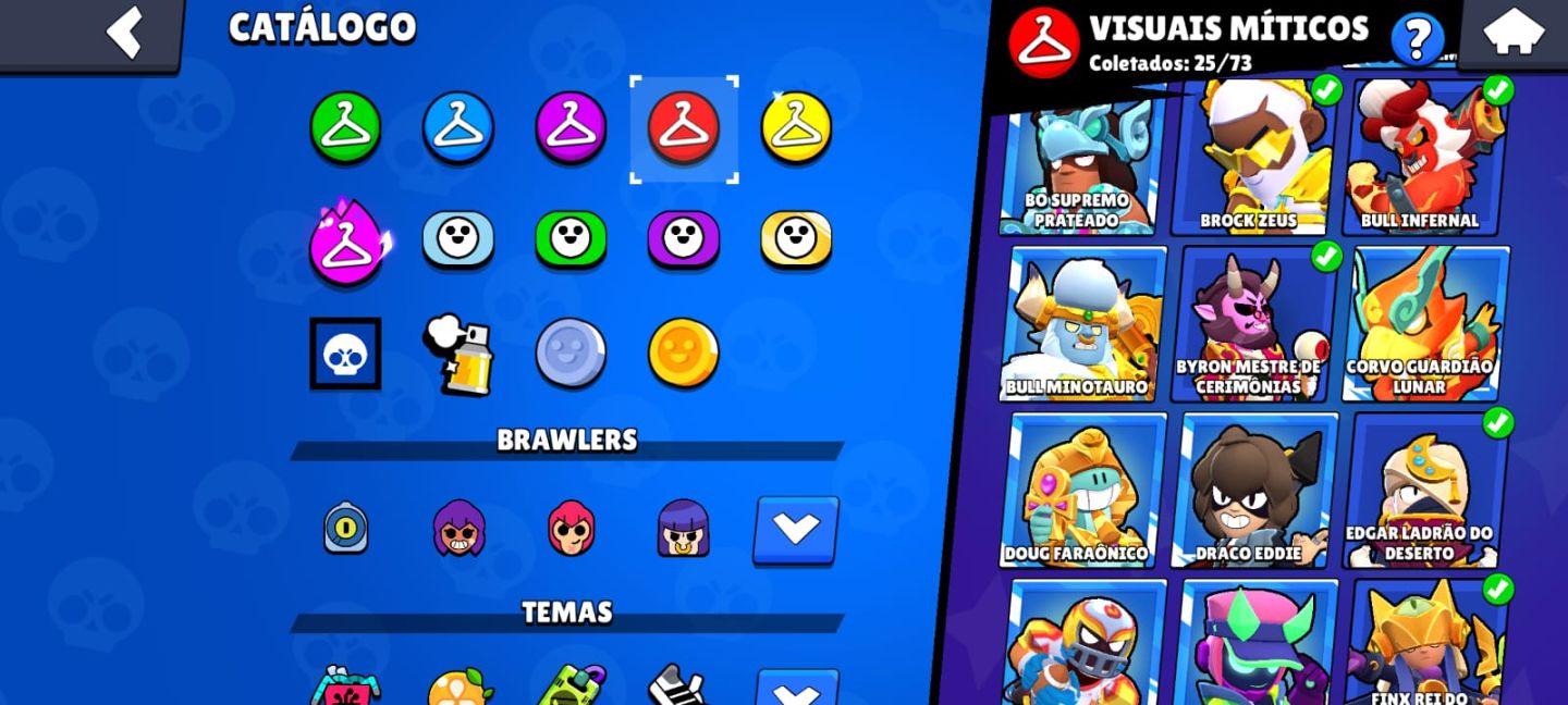 CONTA DE BRAWL STAR COM 39K+ TROFÉUS E MUITAS SKINS