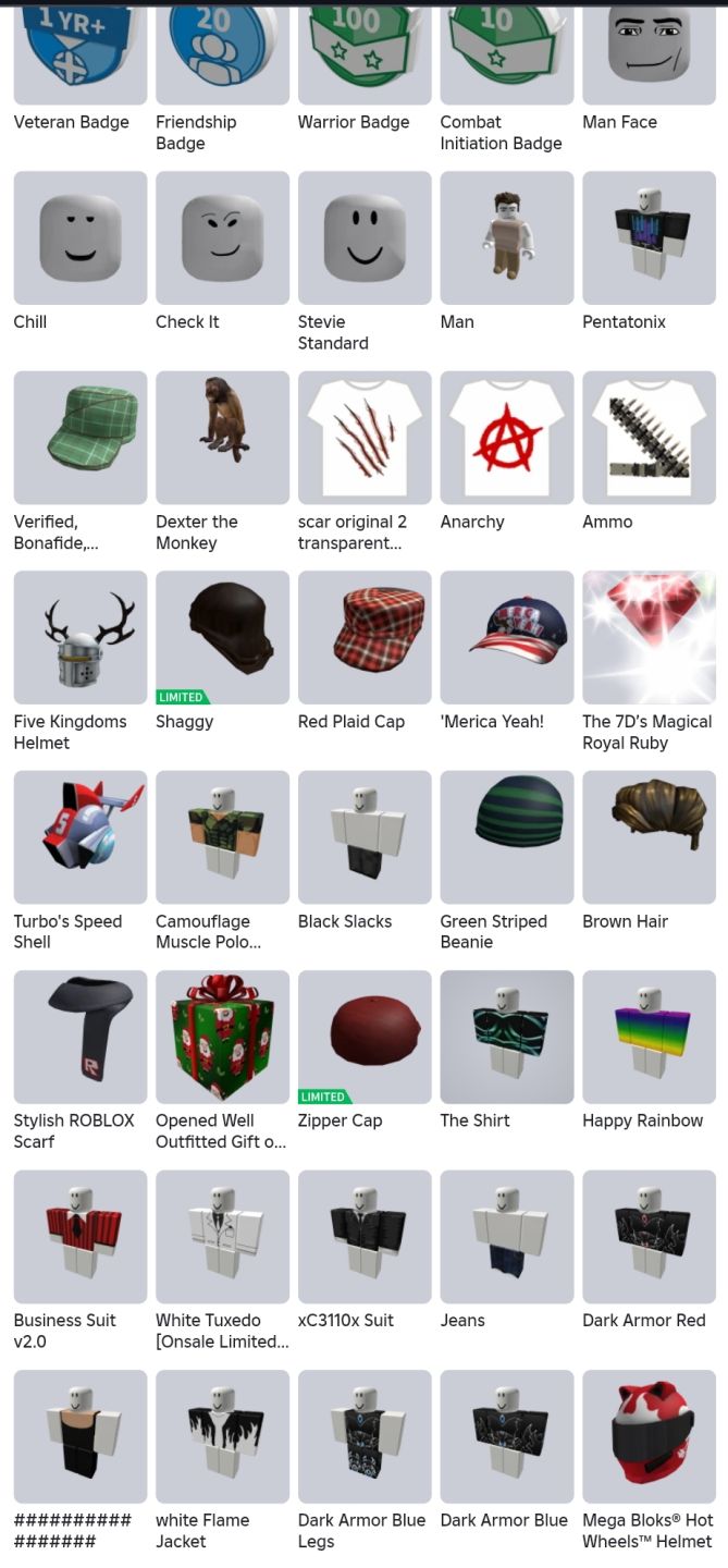 CONTA ROBLOX 2013 OG 12 ANOS SHAGGY + ZIPPER CAP + EMBLEMAS RAROS