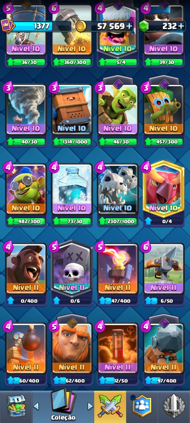 CLASH ROYALE HIGH 11.600+ TROFÉUS | MAGO E ESQUELETO G. NÍVEL 16 | CAMPEÕES TOP