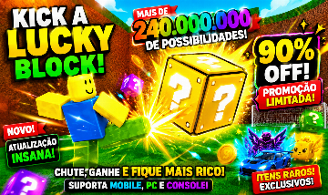 Kick a Lucky Block | Brainrots OG, Divine e Mutados no Melhor Preço!