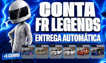 CONTA FR LEGENDS | 6 CARROS FULL TURBINADOS + SKINS